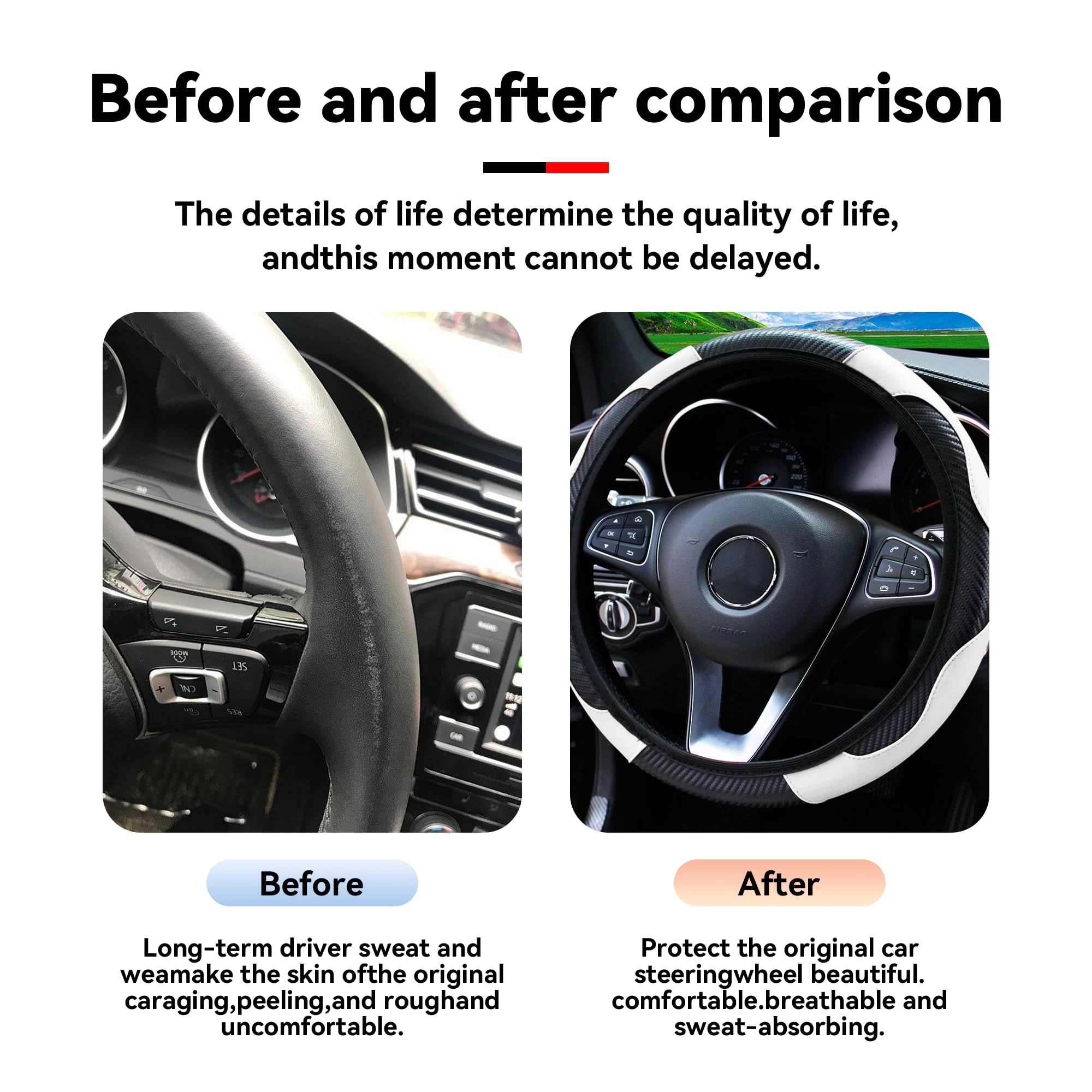 Car Steering Wheel Cover