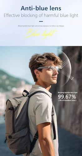Ai Translator Glasses - 144 Languages Open Ear Music