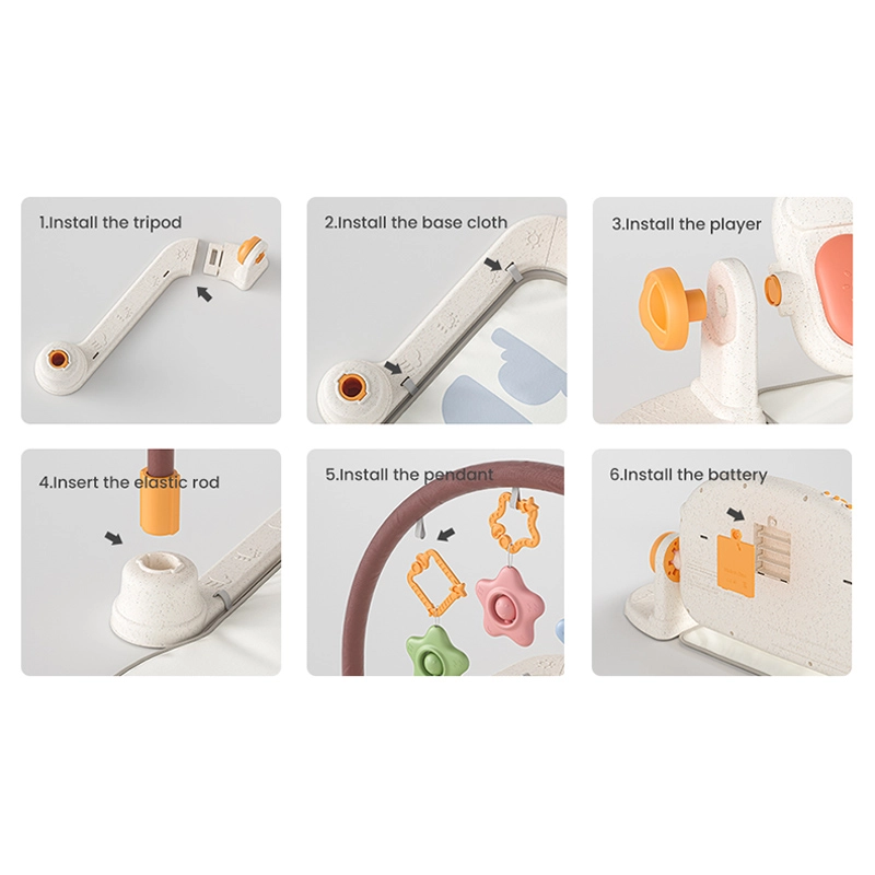 Infant Musical Play Gym - Giraffe 1 months