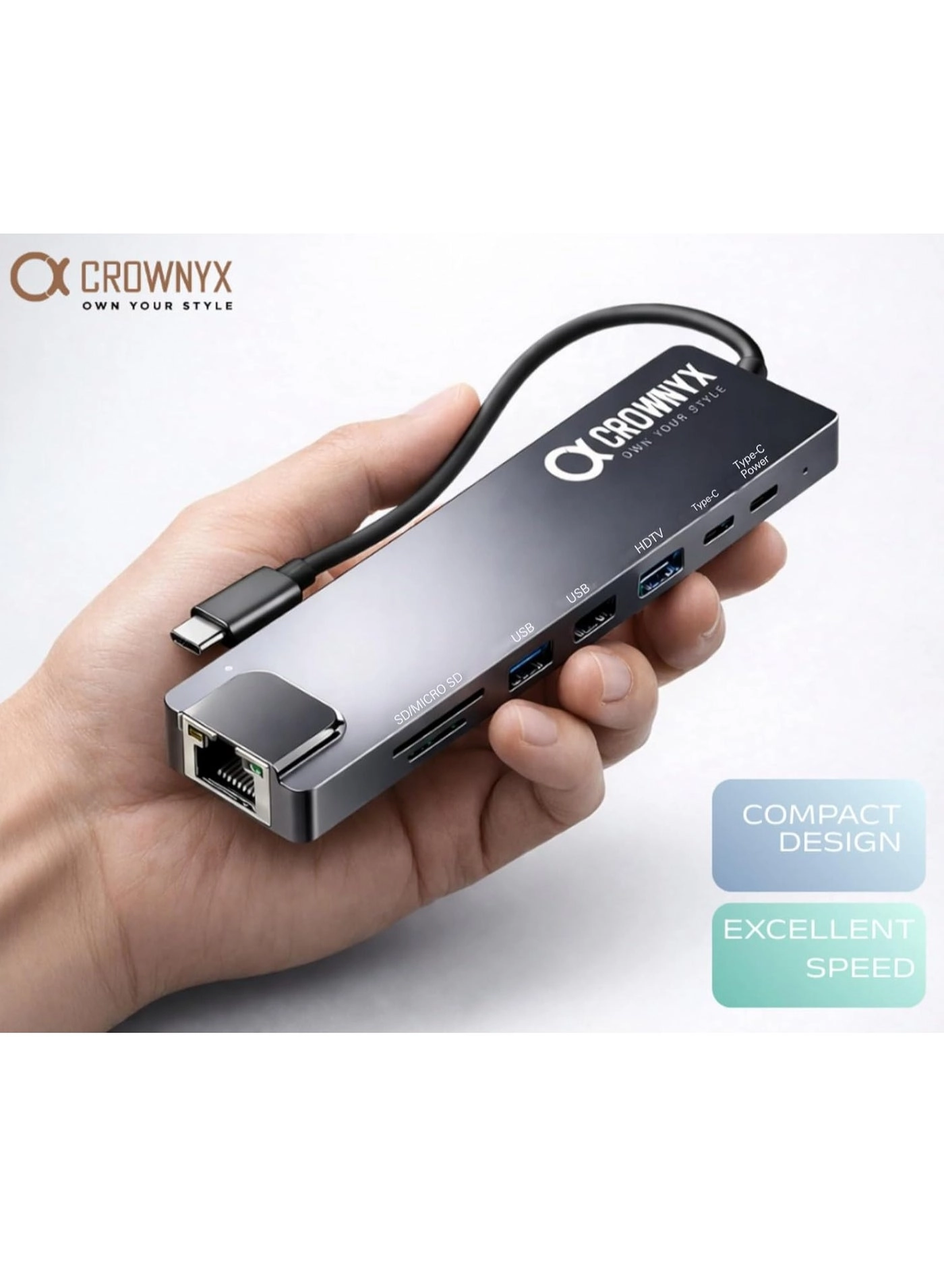 CMH-180 - 8-in-1 USB-C Hub 4K HDMI