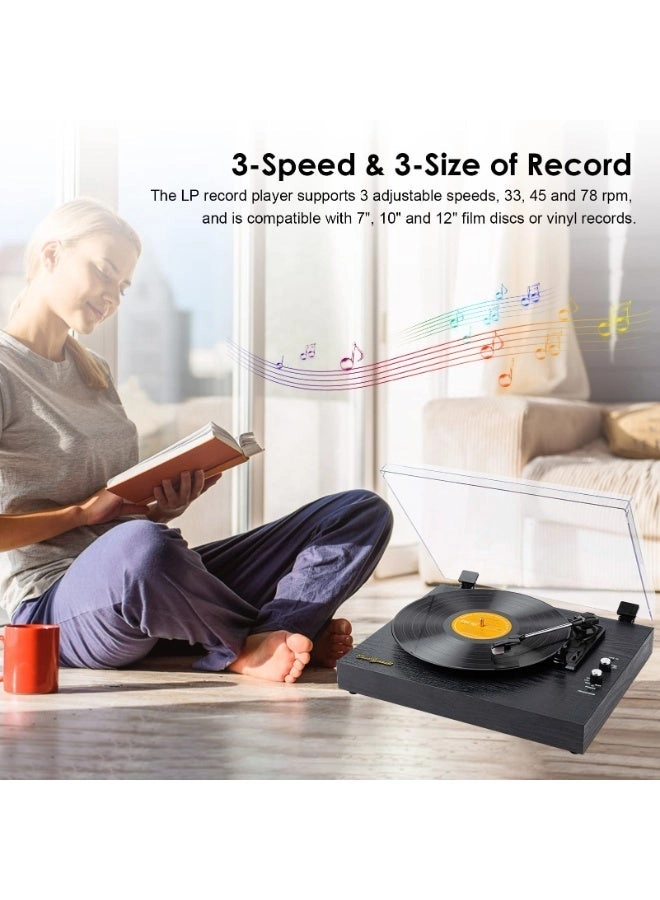 LP Turntable - 3-Speed BT5.0