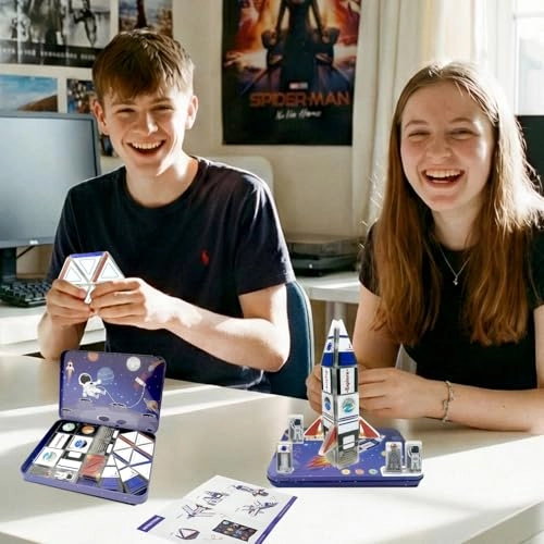 Mini Magnetic Building Games - Space Ship 3D Educational
