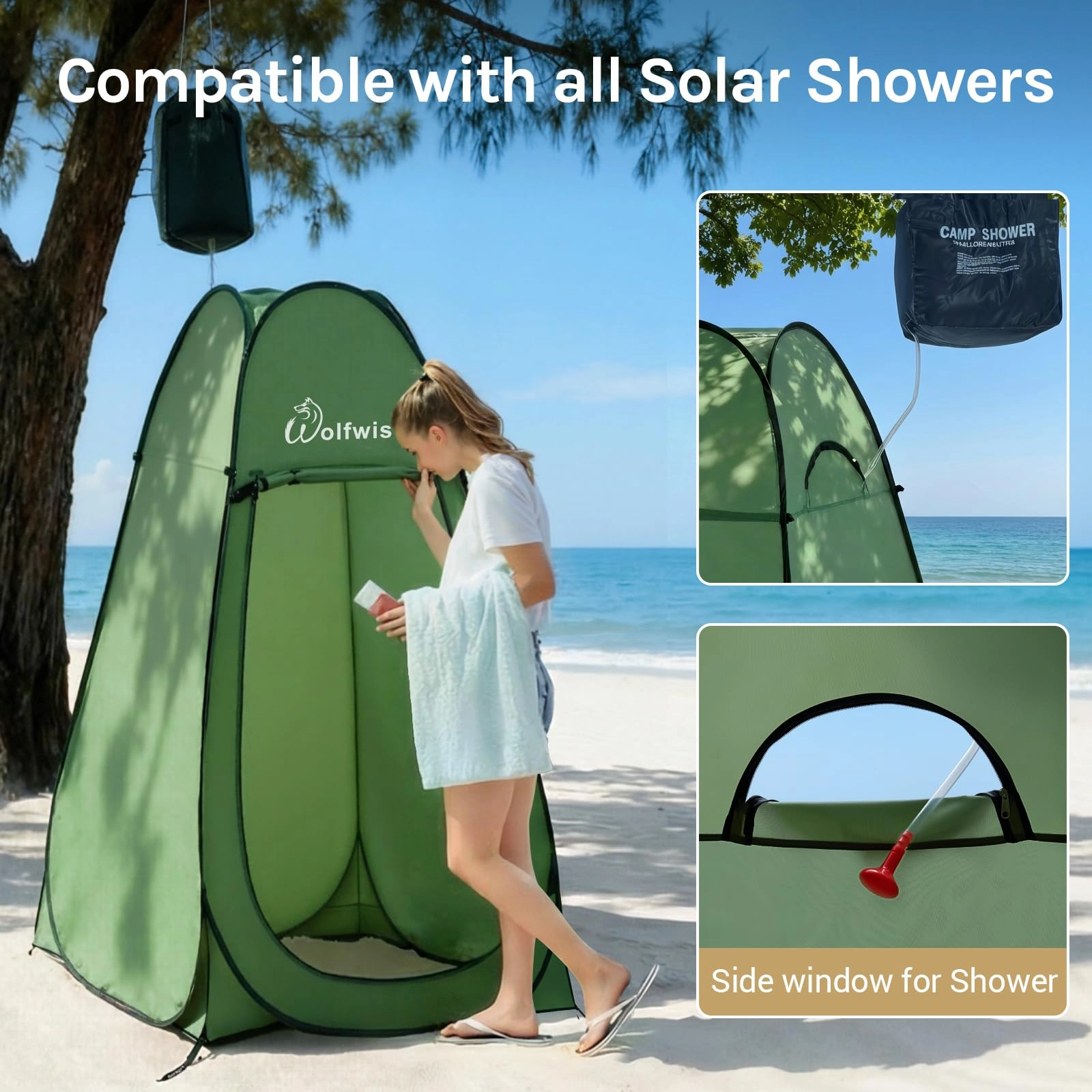 LP250168 - 6'3" H 39.4" W Green