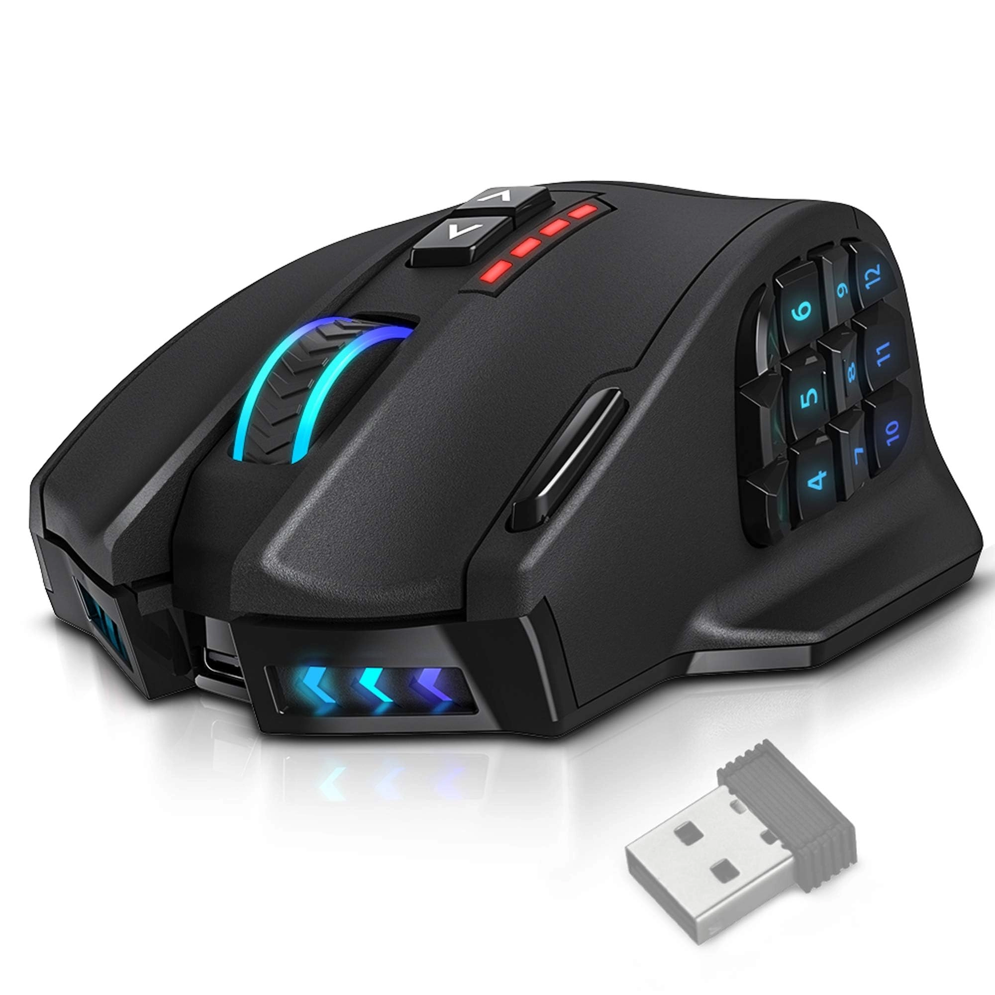 UtechSmart Technology Venus Pro RGB MMO Gaming Mouse - USB Receiver