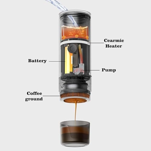 Portable Espresso Maker - 80 Milliliters