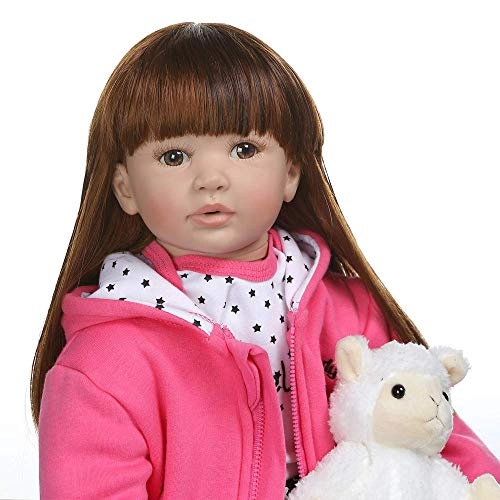 Fridolin Reborn Baby Doll - 24inch Long Hair Ages 3+ Pack
