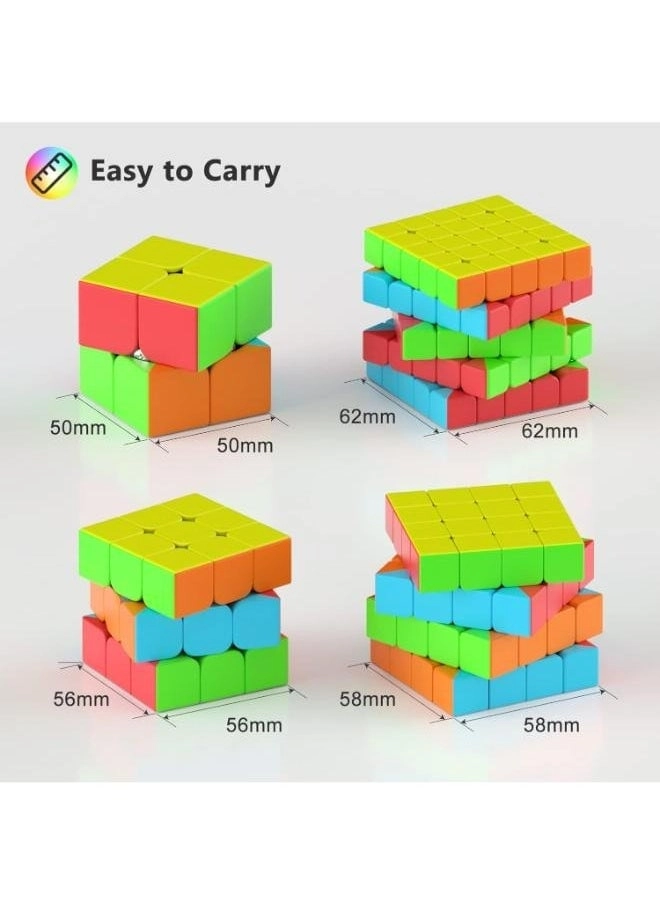 Speed Cube Puzzle - 4 pcs