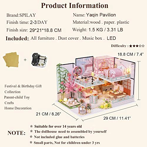 DIY Miniature Dollhouse Kit - 124 scale