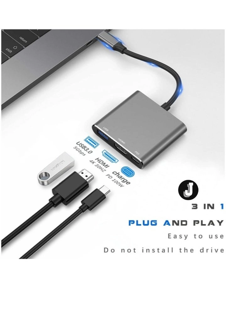 USB C to HDMI Multiport Adapter - USB 3.0 4K