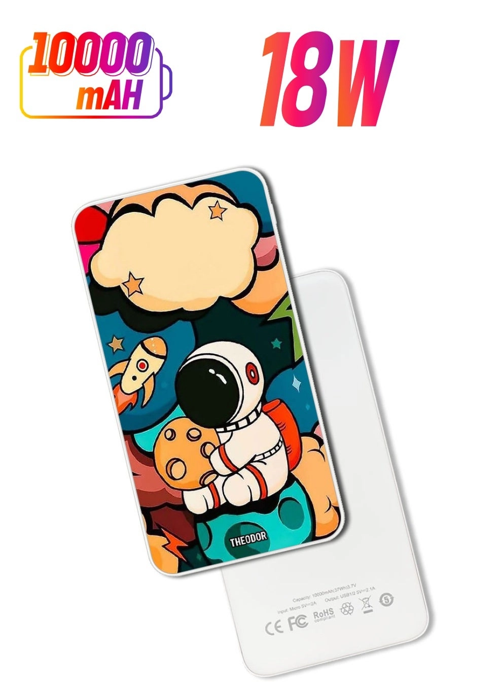 EX_PPBA017 - 10000mAh 18W PD Quick Charging 3.0