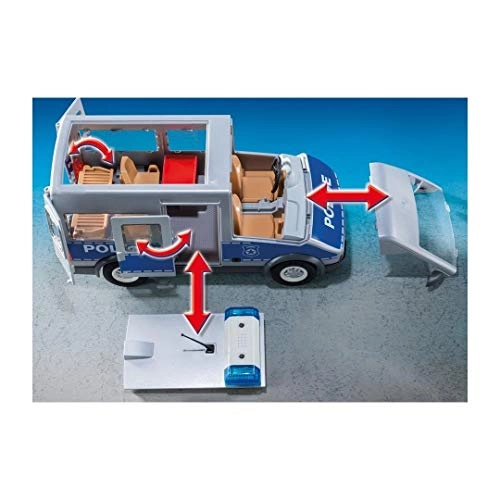 Policemen with Van - 3 pcs