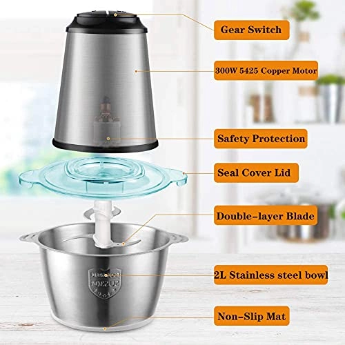 Food Processor - 2 Liters 300 watts