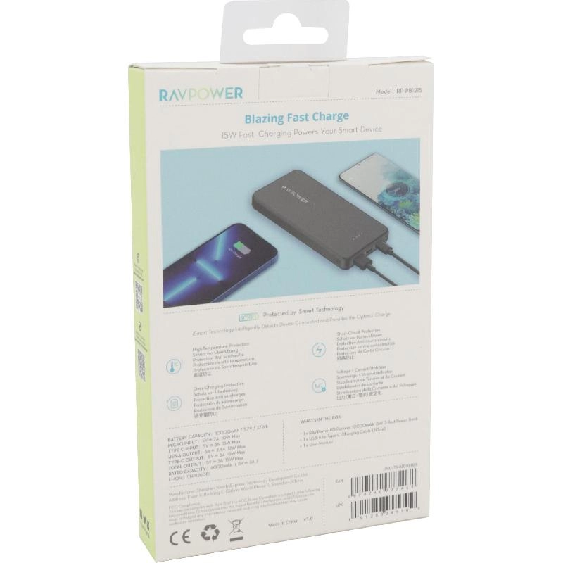 RP.PB243.BK - 10000mAh 15 Watt