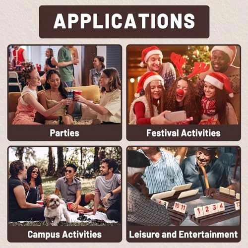 Rummy Cube Game Set - English 15 years and up 160 tiles