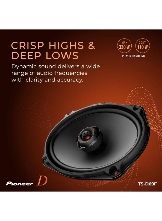 TS-D69F - 6 x 9-Inch 2-Way Coaxial