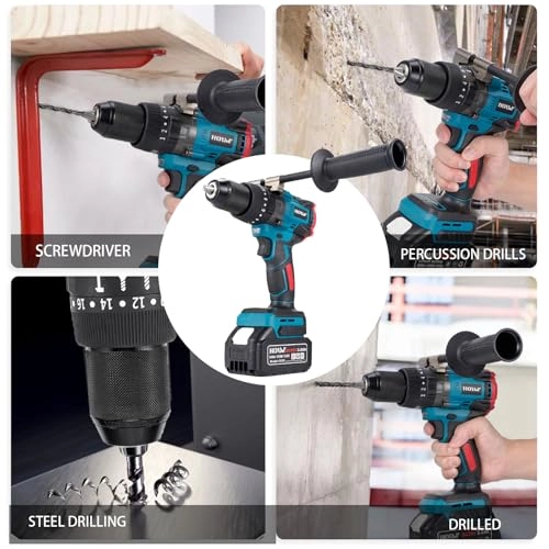 Power Drill Driver - 3000 Milliamp Hours 18 Volts (DC)