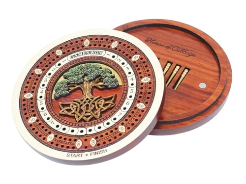 Tree of Life - 2 Track 60 Points Inlaid Travel/Pocket Size