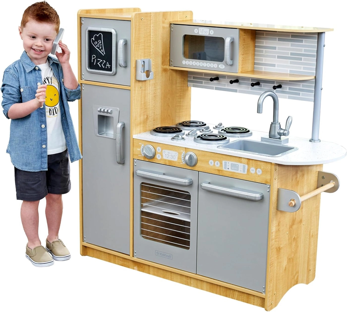 KidKraft Uptown Natural Play Kitchen - Wooden