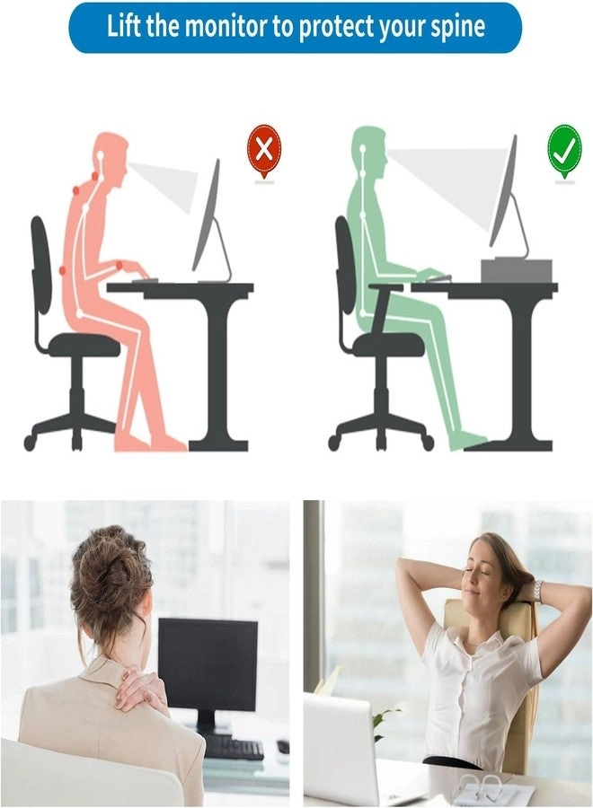 Monitor Stand Riser - 2-Tier 15.7*10.2 inch