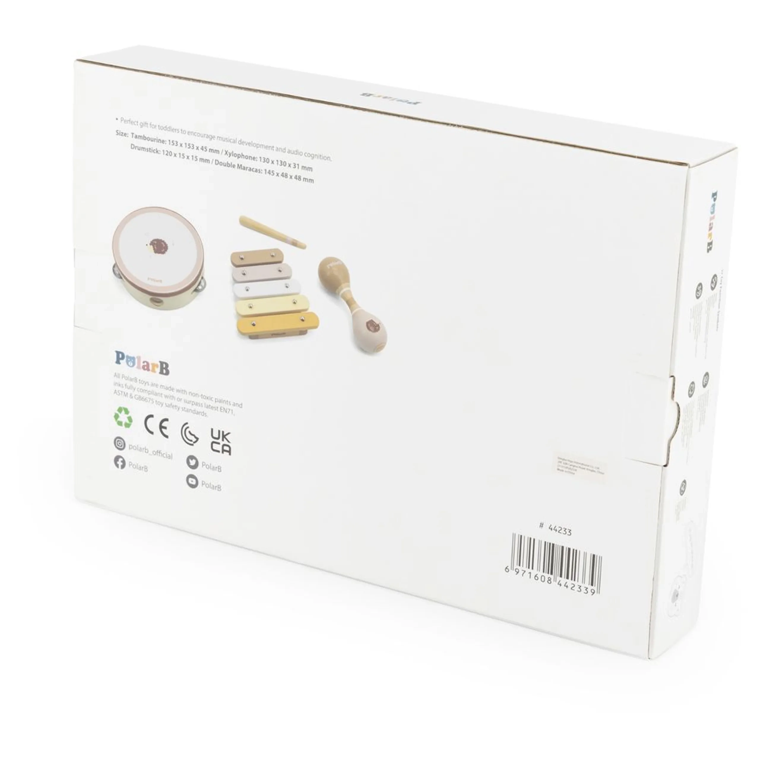 PolarB Hedgehog Musical Toy Set - 12 months+