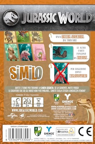Similo Jurassic World - Card Game (Italian)