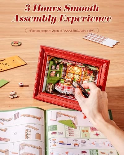 DIY Miniature Dollhouse Kit - Halloween/Christmas 1:20