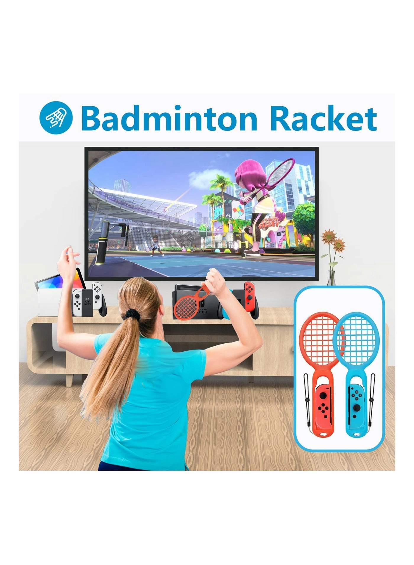 soccer leg strap + swordplay grip + volleyball wristband + bowling grip + racket - Switch Switch OLED