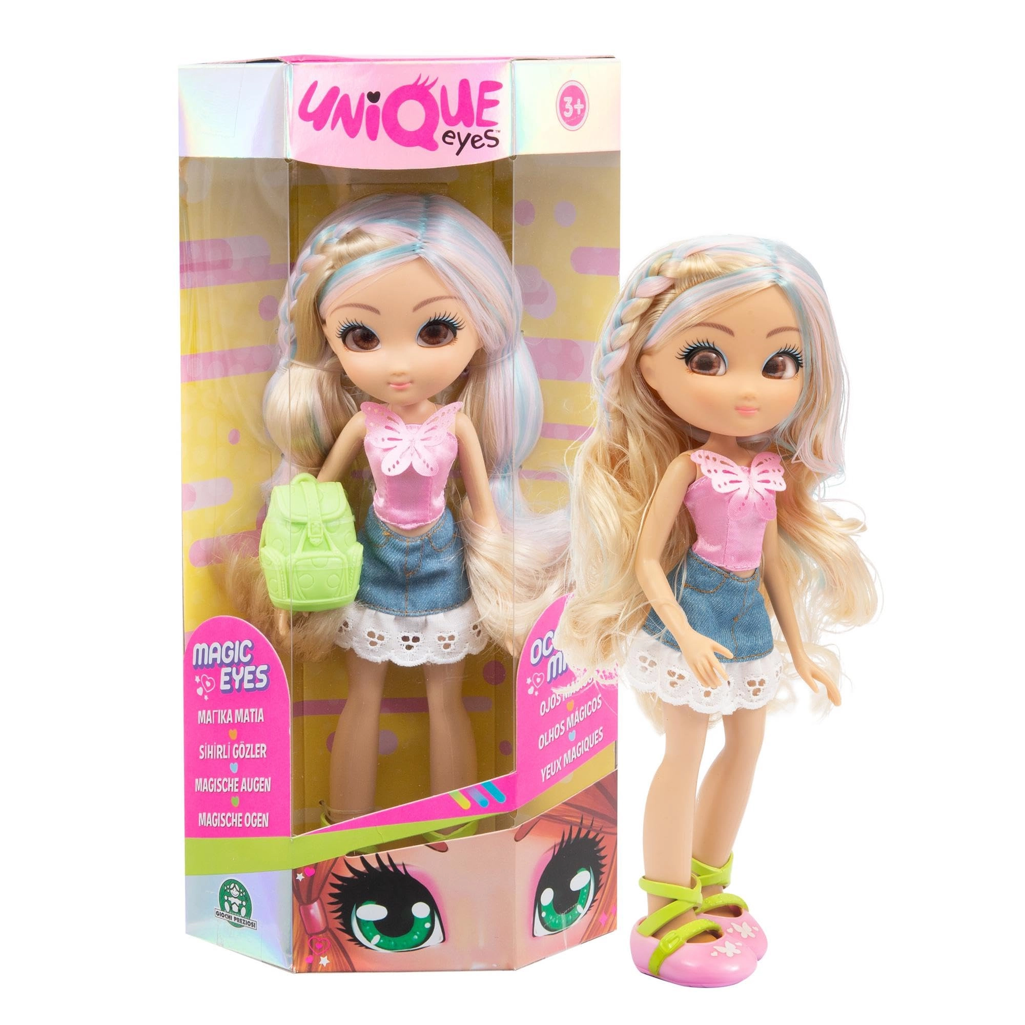 Giochi Preziosi UNIQUE EYES - Rebecca 25cm Butterfly Collection Ages 3+