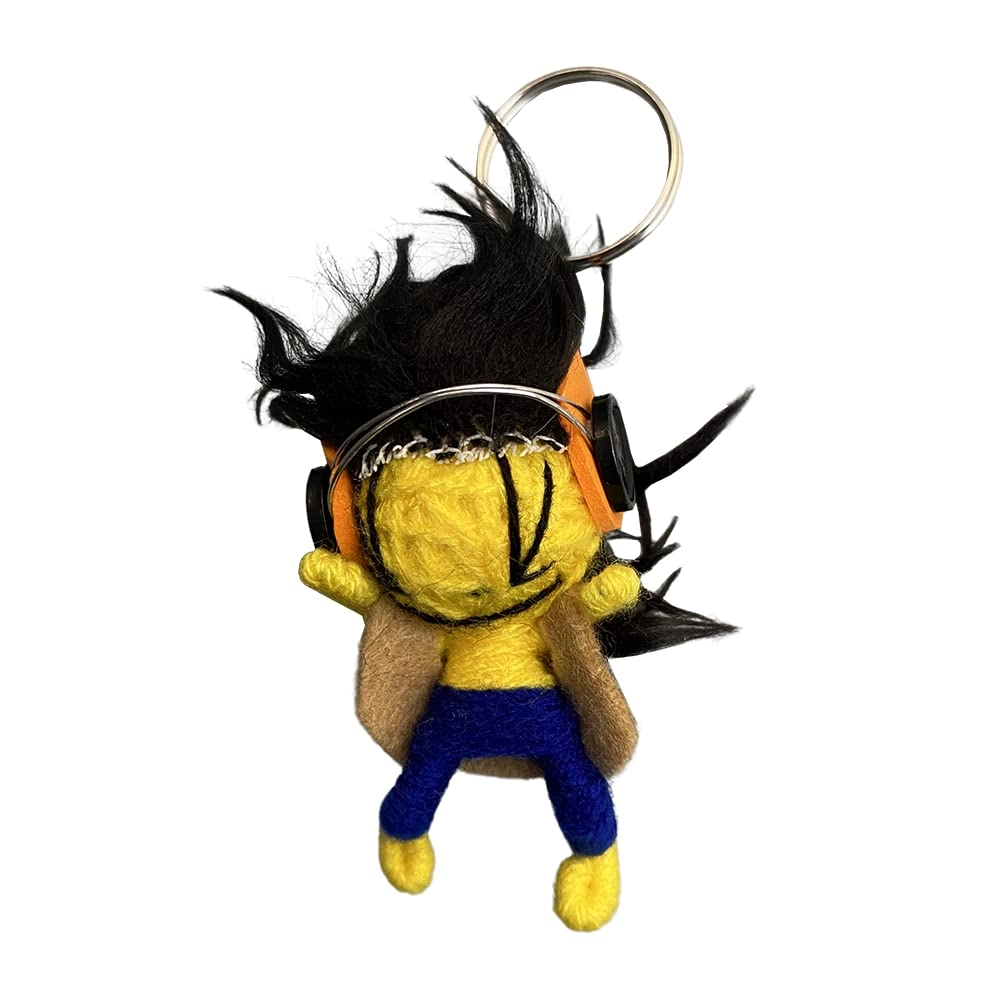 VIE Rocker Voodoo String Doll Keychain