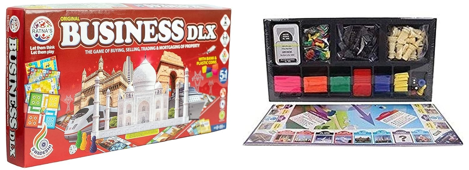 RATNA'S 5-In-1 Fun Filled Business Deluxe Game - 0 - 3 years