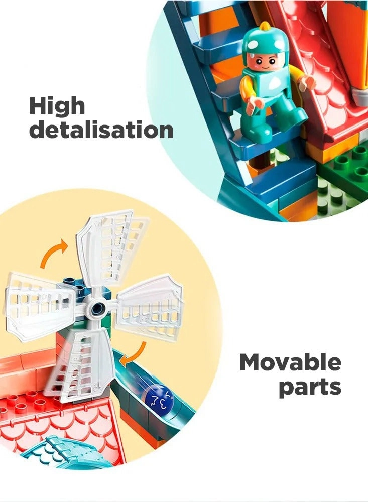 Marble Run Roof Slide - 255 pcs