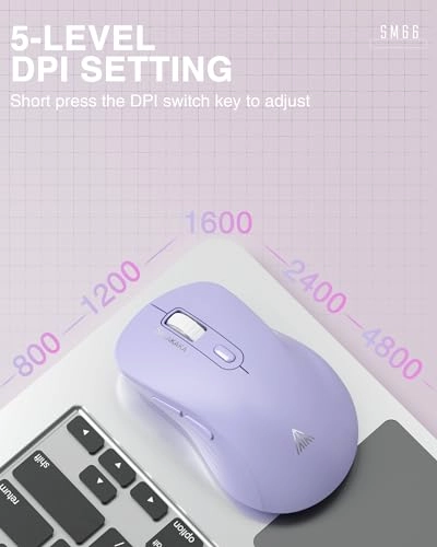 SM66 Silent Dual-Mode Mouse - Wireless