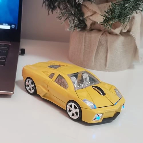 Sport Car Shaped Optical Mouse - Wireless