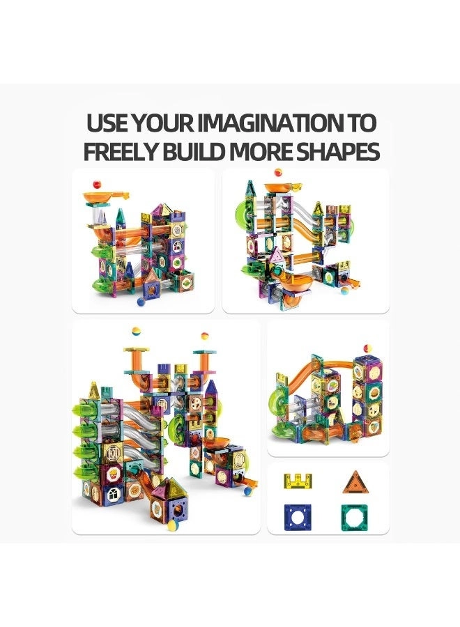 magnetic building blocks - 102 pcs