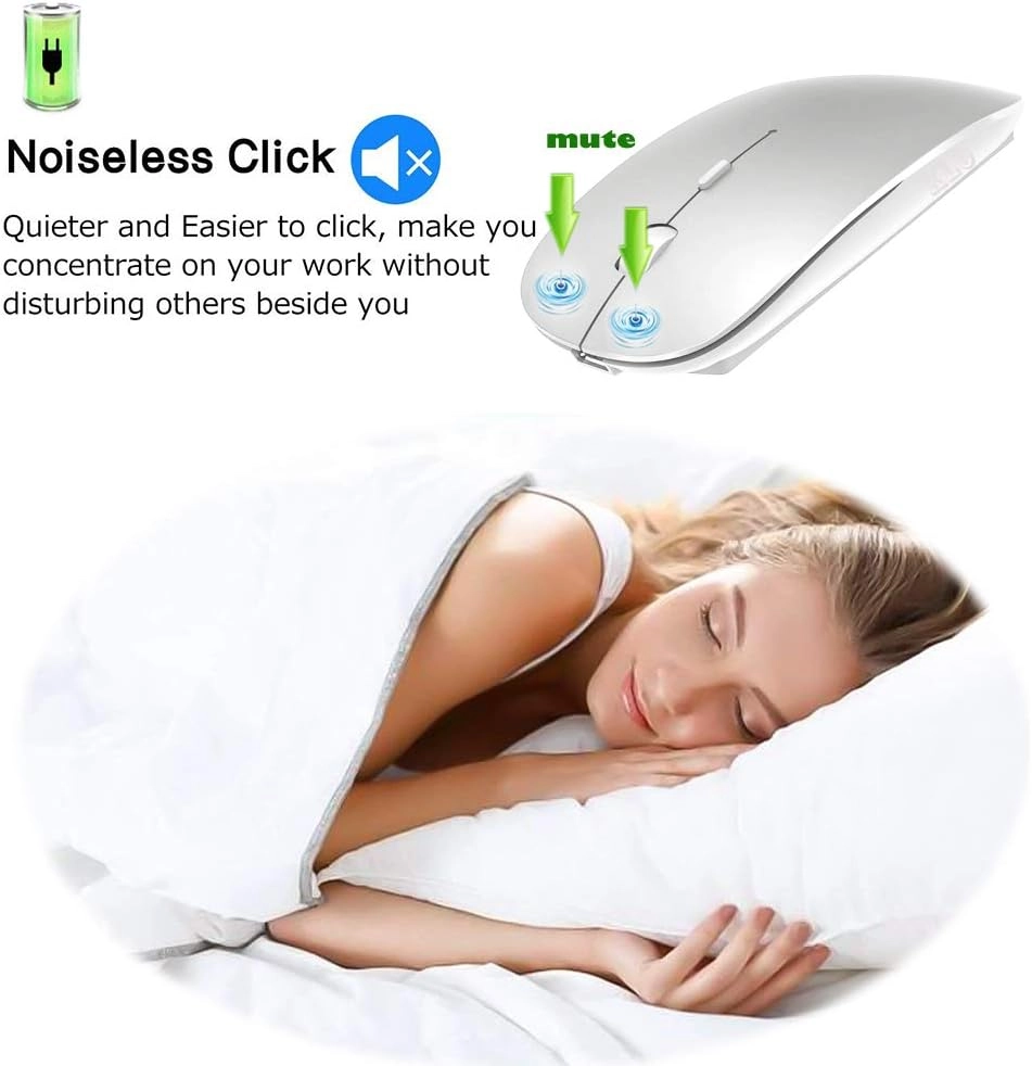 LED Rechargeable Mouse - Bluetooth