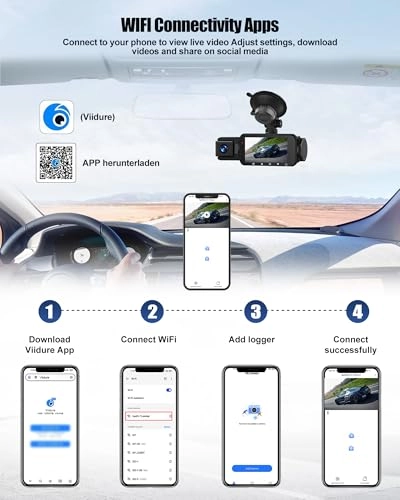 4 Channels Dashcam - 2560x1440 pixels