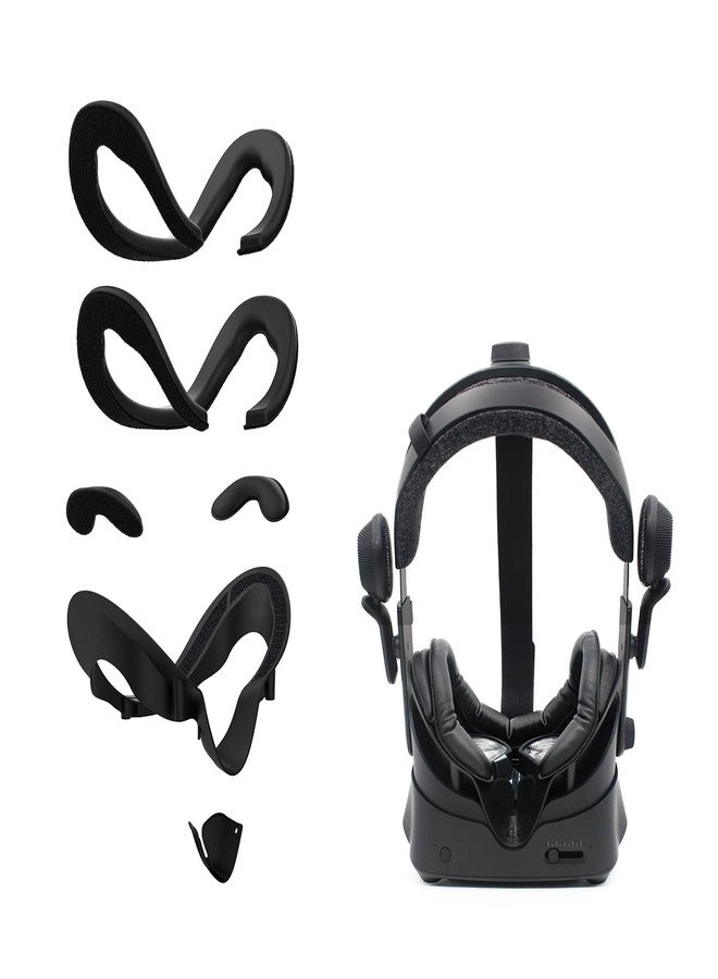 AMVR Facial Interface Bracket + PU Leather Foam Face Cover Pad + Anti-Leakage Nose Pad + Protective Lens Cover