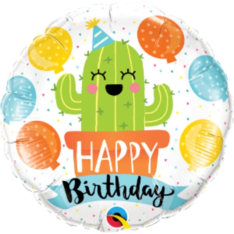 Party Zone Birthday Party Cactus Foil Balloon
