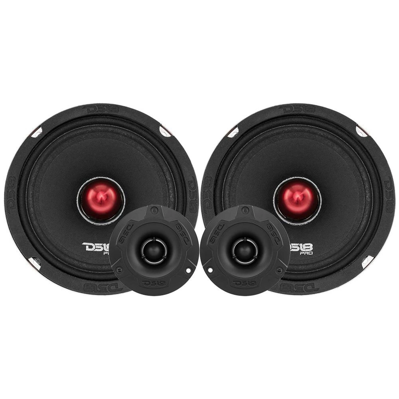 PRO-X6.4BM - 6.5" Midrange + PRO-TWX1ferrite - 1" Tweeters