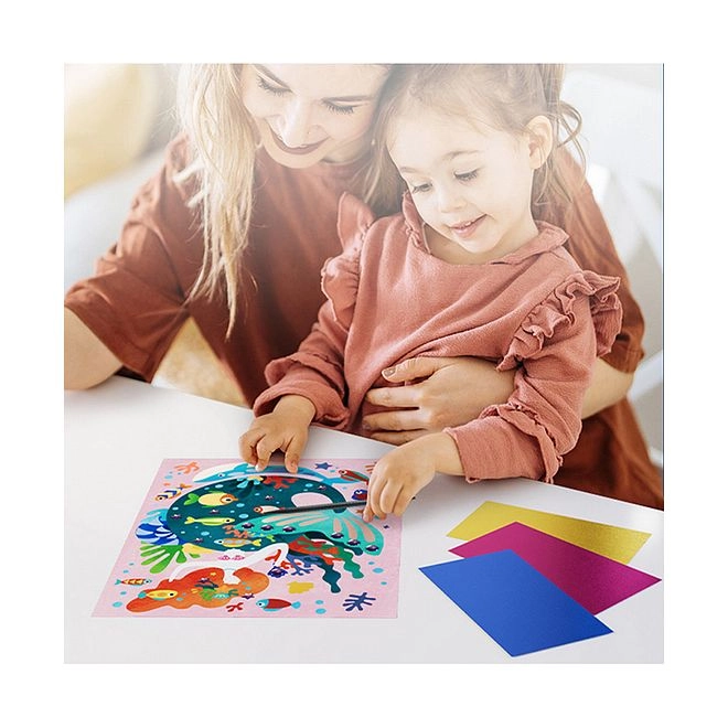 Gold Foil Sticker Book 4 pcs