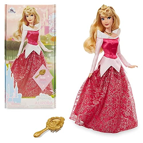 Disney Store Aurora Princess Story Doll - 11 Inches Satin Gown