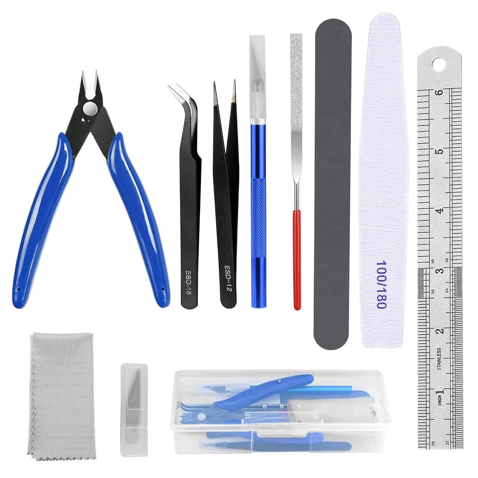 zalaor Model Making Tool Kit - 15 PCS Gundam & Plastic Model Kits