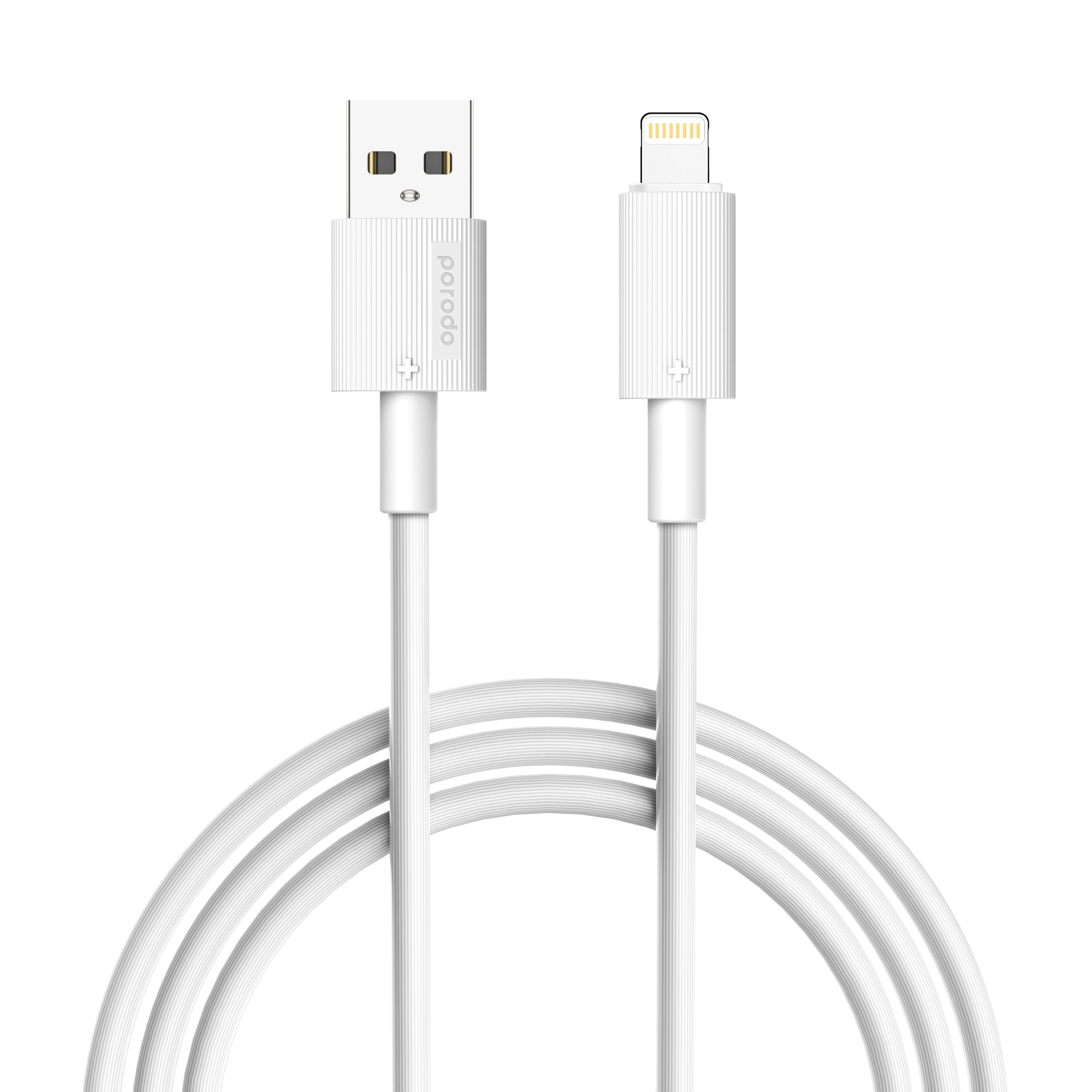 V-Smart Charge Cable 2.4A USB-A to Lightning 3m PVC