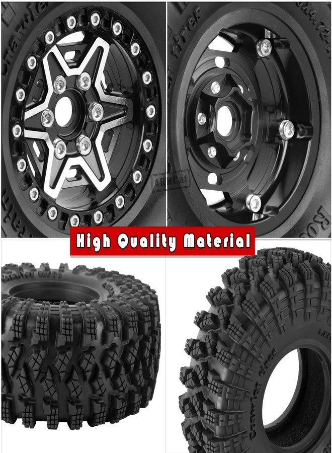1.9 Beadlock Wheels and Tires - 1/10