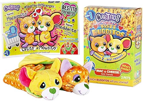 Basic Fun Cutetitos - Taste Budditos Mac Cheese - 13 cm - Assorted Styles