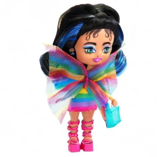 Barbie Extra Mini Minis - 3.25-Inch Rainbow Dress Ages 3+
