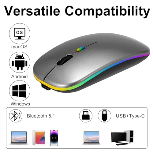 Ergonomic Wireless Mouse - Bluetooth