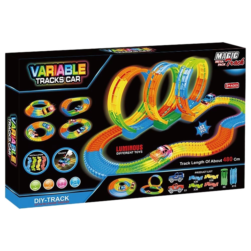 Power Joy B/O Magic Track Megapack - 142pcs