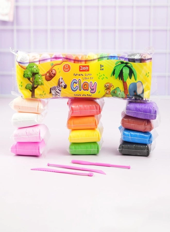 Super Light Air Clay - for Kids 48 pcs.