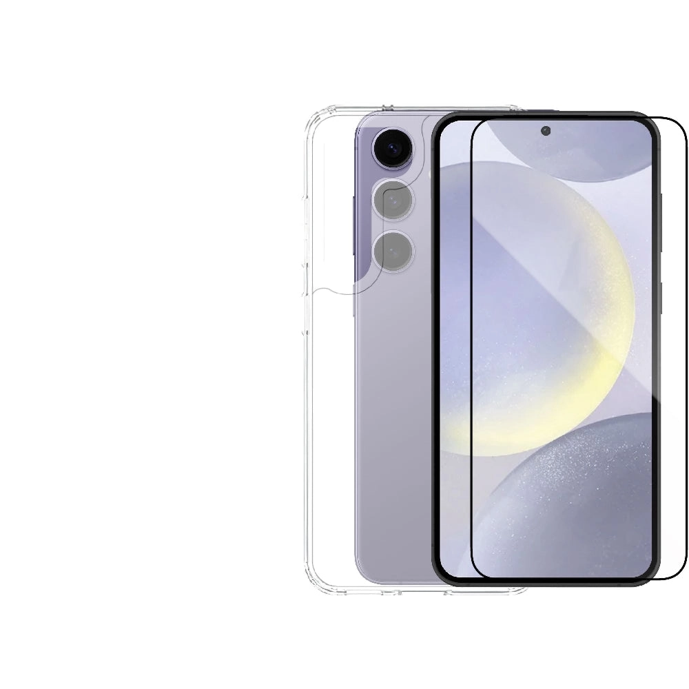 Screen Protector + Case Cover Clear for Samsung Galaxy S24 Plus